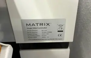 Matrix Mx-370P, Baujahr 2017
