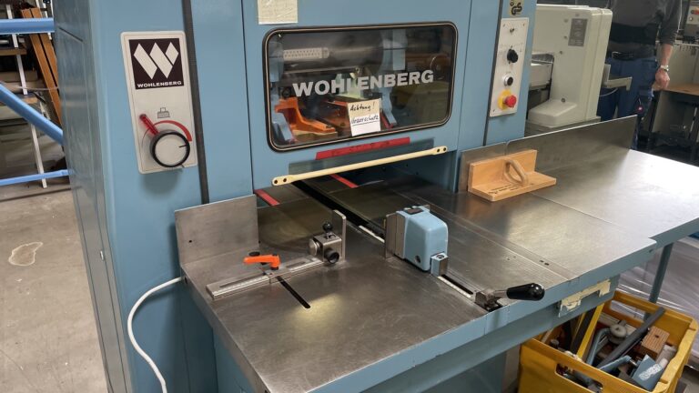 WOHLENBERG 38 FC THREE KNIFE TRIMMER